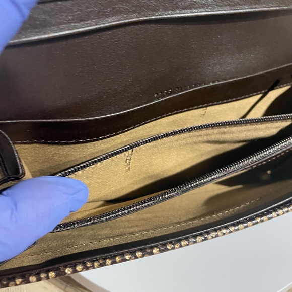 Fendi Zucca Brown with Gold Monogram bifold wallet. - Picture 5 of 14